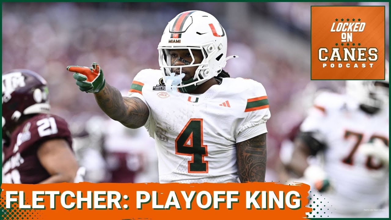 INSANE: Mark Fletcher Jr. of Miami Hurricanes LEADS Playoff Charge | Miami Is HATED AGAIN!