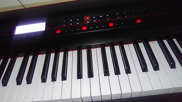 Casio pt100 keyboard demo song on korg kross