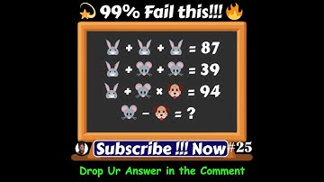 🔢 Math Puzzle Challenge – This Puzzle Has a Secret 😳🔐🔥 #MathPuzzleChallenge