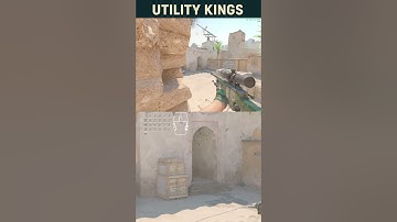 CS2 Dust2 B site flash from upper tunnels