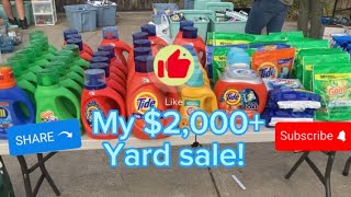 How I had a $2,000 plus yard sale in less than 9 hours!