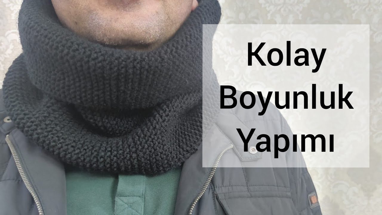 Boyunluk Yapımı | Erkek, Kadın, Çocuk Ölçüleri | #BİM İpiyle Boyunluk | Basit Anlatım #örgüboyunluk