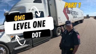 Surprise D.O.T. Inspection In Nebraska!! Level one Part 1