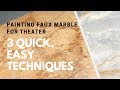 Faux Marble Painting - 3 Techniques - Scenic Art
