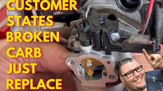 BROKEN CARBURETOR ON A BRIGGS AND STRATTON POWERED PRESSURE WASHER by THEMOWERMEDIC1 4,444 views 9 months ago 22 minutes