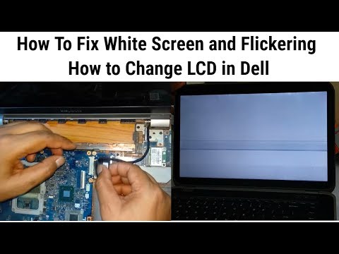 How To Fix White Screen and Flickering in Dell Laptop  How to Change LCD in Dell 5520  in Hindi