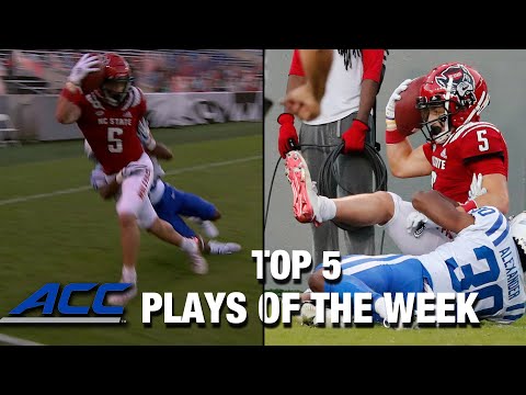 Video: ACC Football Top 5 Plays Of Week 6
