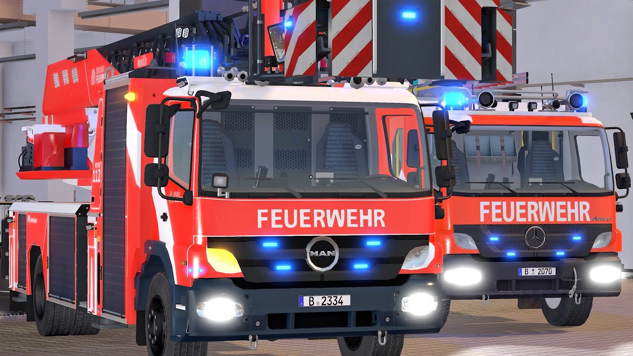 Emergency Call 112 - Berlin Firefighters on Duty! 4K