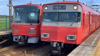 【新旧の顔の違い】名鉄6500系植大発車