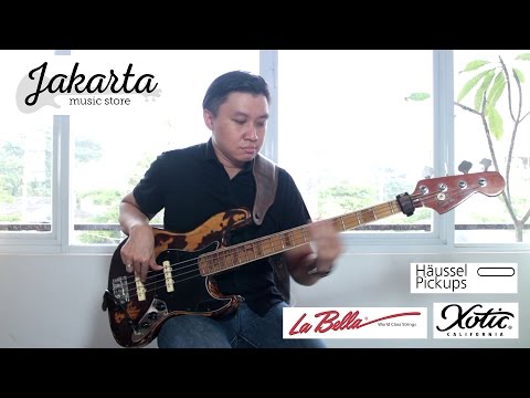 Xotic BB Bass | Haussel Jazzbass 4 | La Bella Vapor Shield | Demo by Anton Tanzil