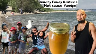 Sunday Family Routine Vlog With Hot Sauce Recipe | Hot Sauce | How To Make Hot Sauce