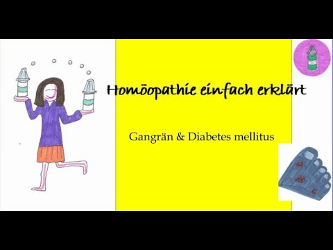 Video: Wie entsteht Gangrän bei Diabetes?