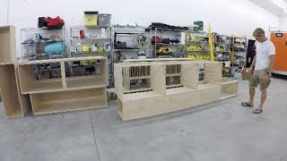 Building my woodshop #9: Cabinet Assembly. Ron
