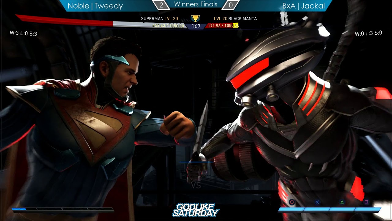 Injustice 2 Top 4 - Godlike Saturday, Midwest Monthly [1080p/60fps]