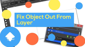 INKSCAPE / How To  Fix Unlayed Object (Object Out From Layer)