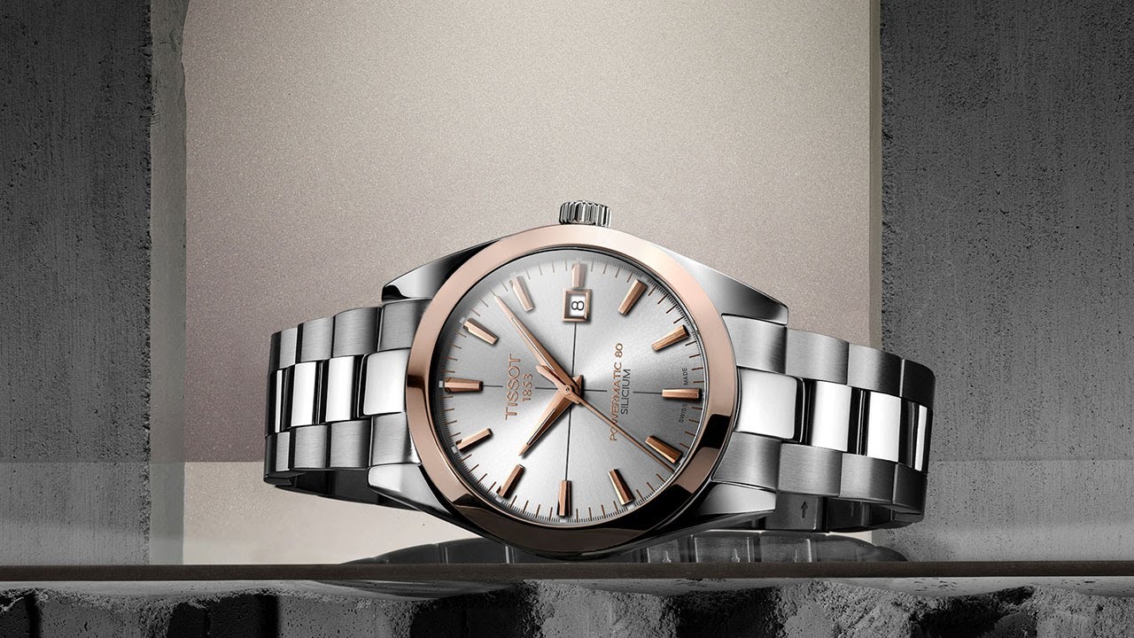 Tissot Gentleman Powermatic 80 Silicium Solid 18K Gold - T927.407.41.031.00  - YouTube