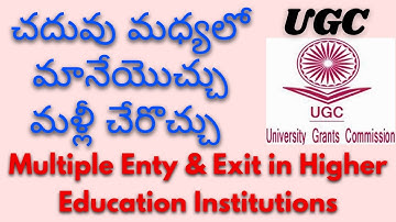 Guidelines for Multiple Entry and Exit in Academic Programs offered in Higher Education Institution