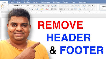 How To Remove All Headers And Footers In Microsoft Word