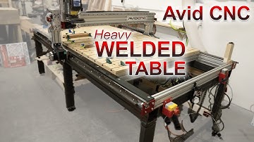 CNC Build Ep 2: How to Weld a CNC Base Table - For Better Cuts and Less Chatter! For my Avid CNC