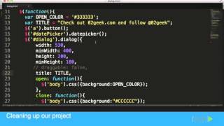 007 Cleaning up Our Project screenshot 5