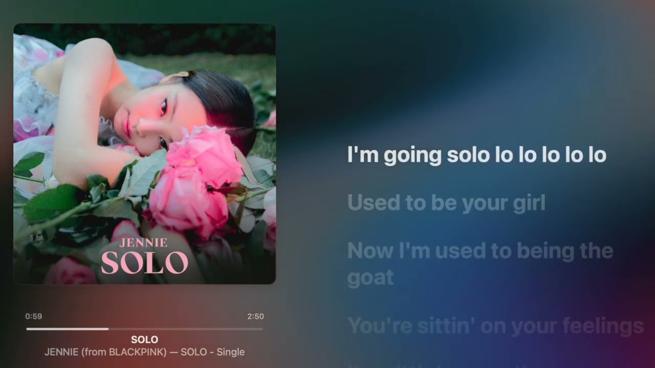 JENNIE - SOLO [Kor version] Lyrics + Lossless