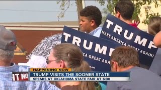 Donald Trump Visits The Sooner State