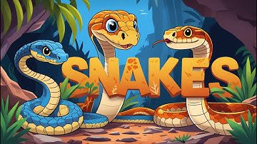 Snake Names for Kids 🐍 | Real Snake Pictures & Videos!" How many do you know?