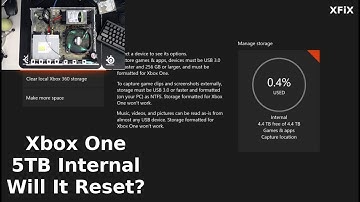 Xbox One 5TB Internal Hard Drive Upgrade: Will It Reset?