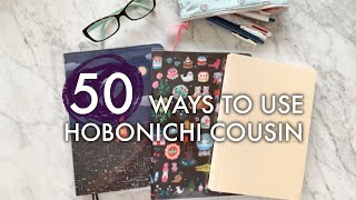 50 WAYS TO USE Hobonichi Cousin planner.