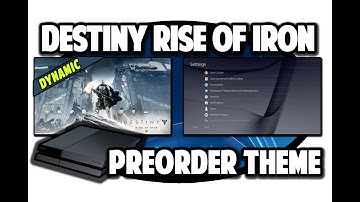 [PS4 THEMES] Destiny Rise of Iron Dynamic Preorder Theme Video in 60FPS