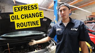 TOYOTA EXPRESS LUBE TECH ROUTINE