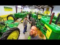 This man collected 150 rare and unique john deere tractors