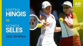 Martina Hingis v Monica Seles - Australian Open 2002 Semifinal | AO Classics