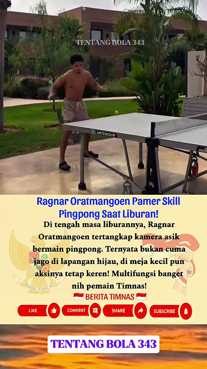 Ragnar Oratmangoen pamer skill pimpong saat liburan.#timnasindonesia #shortvideo #viral #fyp #shorts