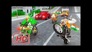 Bike Games - Bike Attack Racing Adventure : Pak India Challenge - Gameplay Android free games screenshot 1