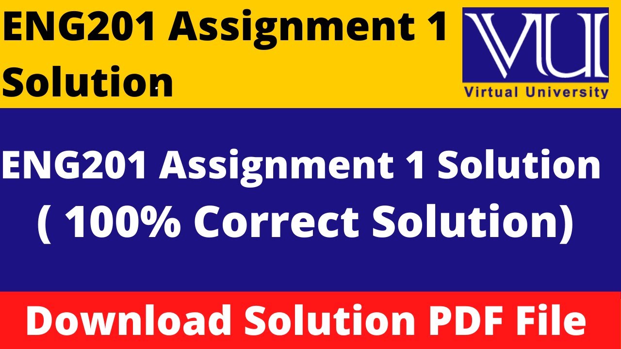 eng201 assignment solution 2023