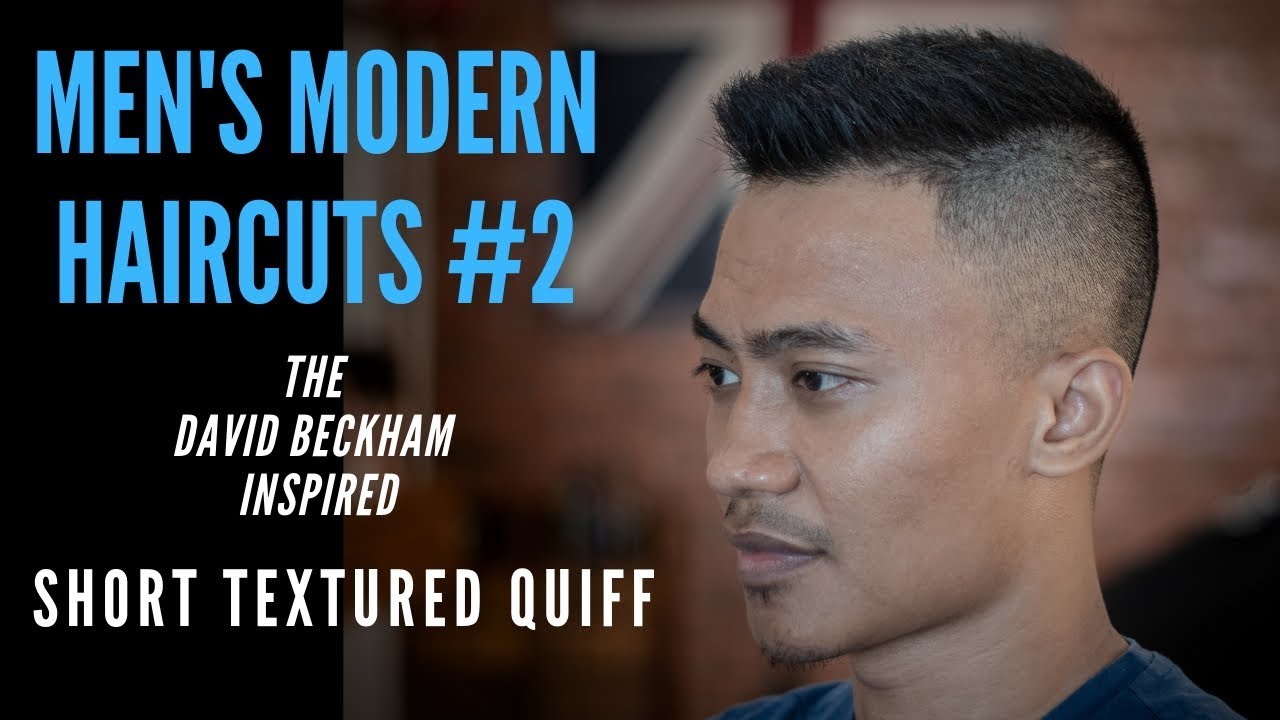 Vinsen The Barber The David Beckham Inspired Haircut Men S Short Textured Quiff 2019