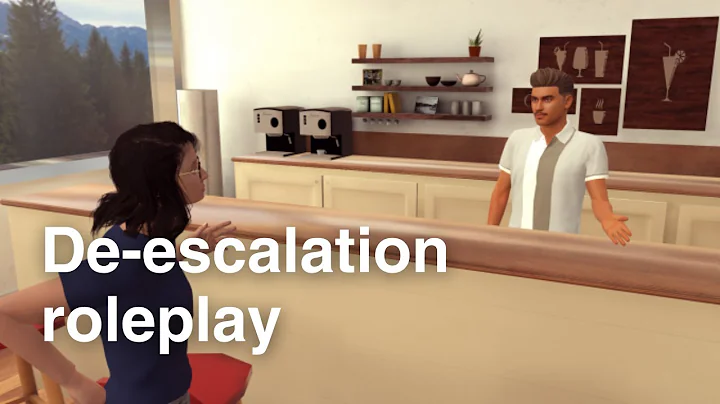 De-escalation AI training