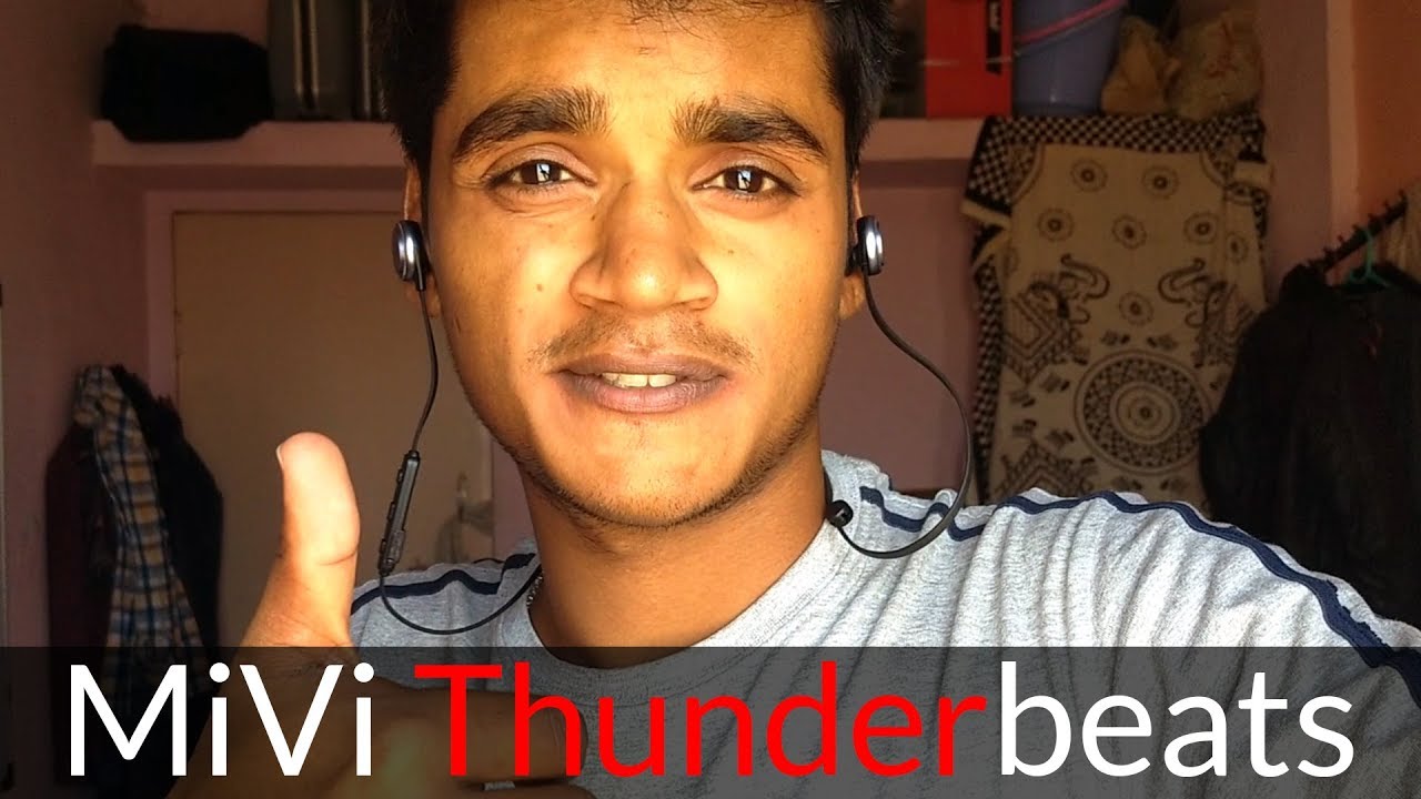 MiVi ThunderBeats Bluetooth Earphones | Best Earphones Under 3000Rs gadgets with small rotary blades
