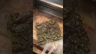 AMAZING skills of grilled seaweed master - korean street food #streetfood #food