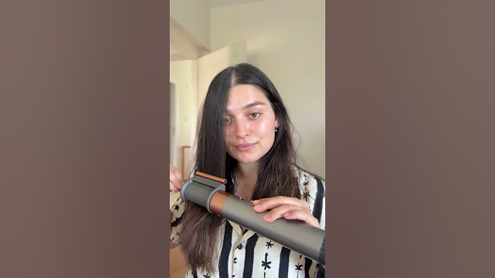 Saçlarımı Dyson Airwrap İle Nasıl Düzleştiriyorum? 🫶🏻✨