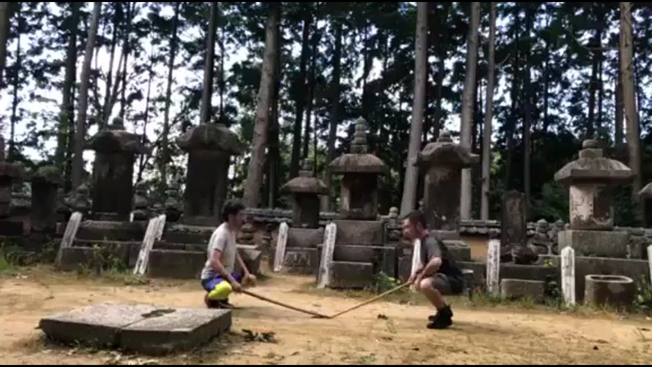 Higo Shinkage-ryū Empi at the Yagyū Graves, Yagyū-mura 2018