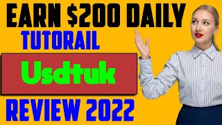 Make Passive Income From usdtuk Platform Review 2022 screenshot 5