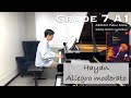 Grade 7 a1  haydn  allegro moderato from sonata hob xvi32  abrsm piano 20232024  stephen fung