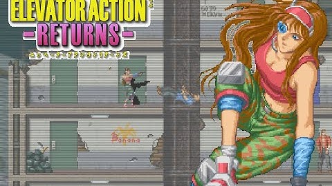 ELEVATOR ACTION RETURNS - 1cc MAX SCORE - 999900 - SERGIO OUBEL - Twin Galaxies World Record 2022