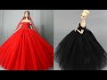 Awesome Doll Hacks and DIYs 👗 Barbie Doll Dresses ❤️ DIY Doll Makeover Transformation