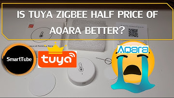 Tuya Zigbee Cheap Temperature Sensor wins with Aqara UNBOXING and REVIEW adding to Home Assistant