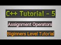 C++ Tutorial-5 Assignment Operator