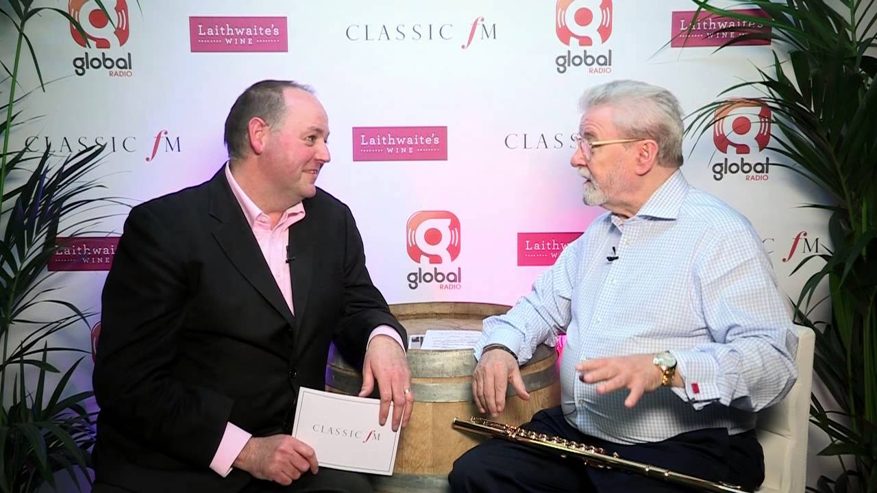 Sir James Galway at Classic FM Live - YouTube