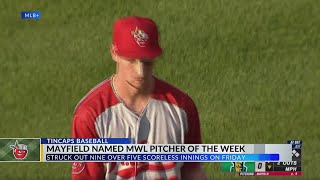 Padres no. 4 prospect Kash Mayfield named Midwest League Pitcher of the Week